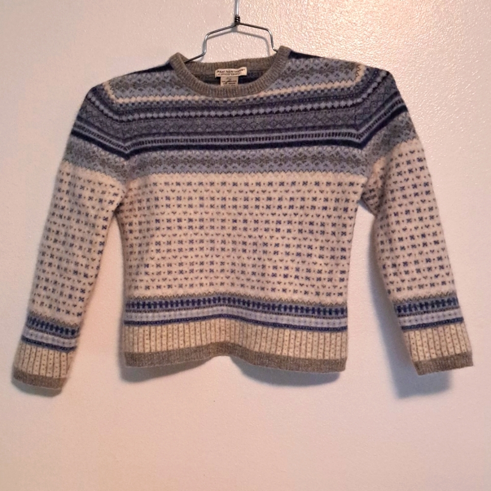 Great Northwest Clothing Company sweater wool Angora large.